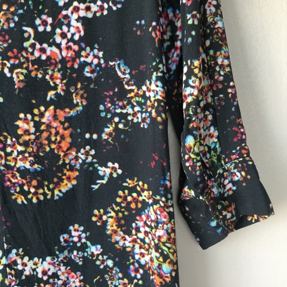 & Other Stories Dresses & Skirts - & OTHER STORIES Black Floral Print Shift Dress 4